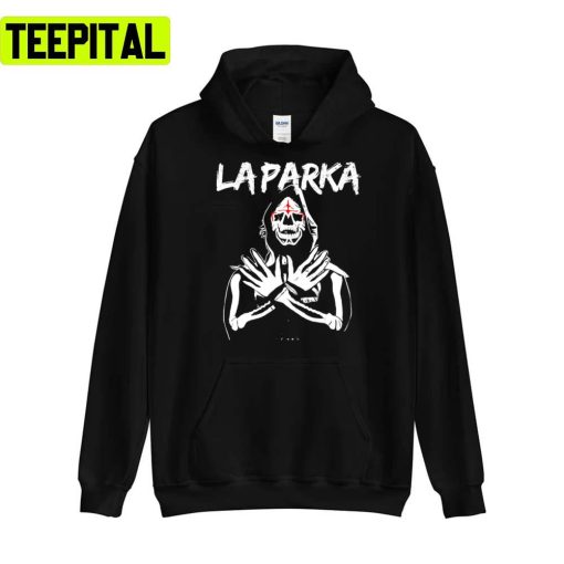 La Parka Skeleton Illustration Unisex T-Shirt