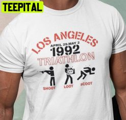 La Riots Los Angeles Triathlon Reproduction Unisex T-Shirt