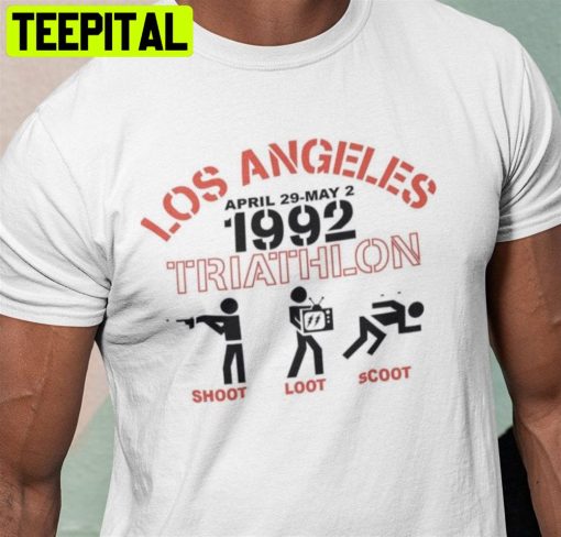 La Riots Los Angeles Triathlon Reproduction Unisex T-Shirt