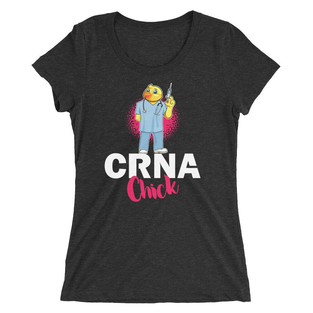 Ladies CRNA Chick Nurses Anesthesia Day Anesthetist Nurse Shirt