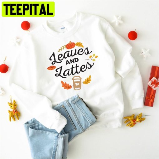 Leaves & Lattes Jumper Autumn Jumper Fall Unisex Sweatshirt