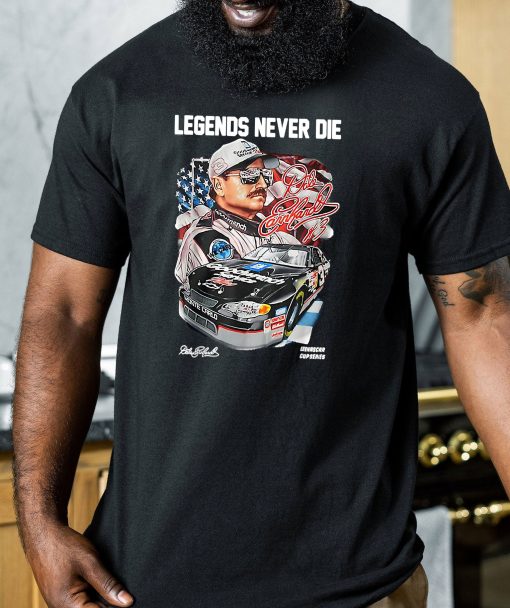 Legend Never Die Dales Earnhardts Cup The Intimidator Nascar Racing Formula 1 F1 Shirt