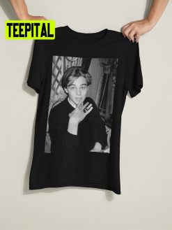 Leonardo Dicaprio Black And White Art Unisex T-Shirt