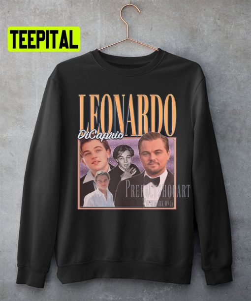 Leonardo DiCaprio Retro Vintage Art Unisex Sweatshirt