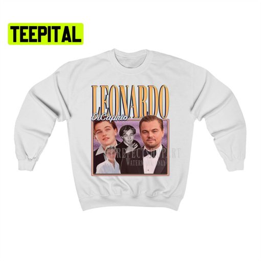 Leonardo DiCaprio Retro Vintage Art Unisex Sweatshirt