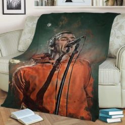 Liam Gallagher Vintage Best Seller Fleece Blanket Throw Blanket Gift