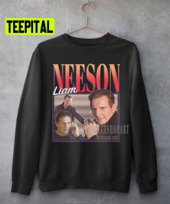 Liam Neeson Retro Vintage Art Unisex Sweatshirt