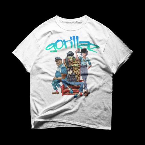 Limited Gorillaz Gorillaz Demon Days Plastic Beach Humanz Streetwear Unisex T-Shirt