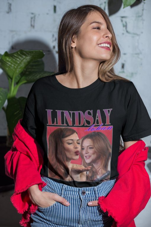 Lindsay Lohan 90’s Vintage Art Unisex T-Shirt