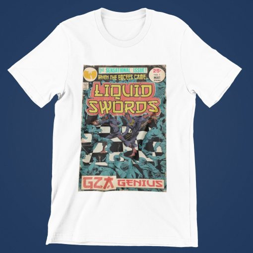 Liquid Swords Comic Book Art Jersey Cotton Unisex T-Shirt