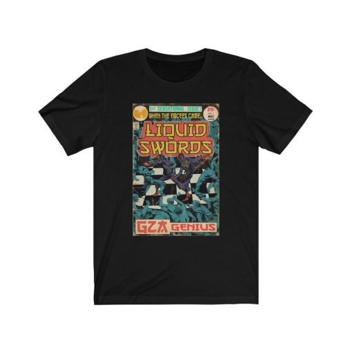 Liquid Swords Comic Book Art Jersey Cotton Unisex T-Shirt