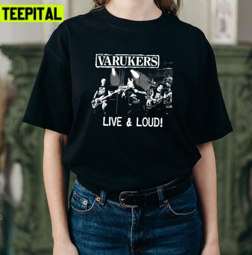 Live And Loud The Varukers Unisex T-Shirt