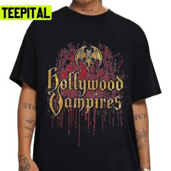 Logo Design Hollywood Vampires Johnny Depp Unisex T-Shirt