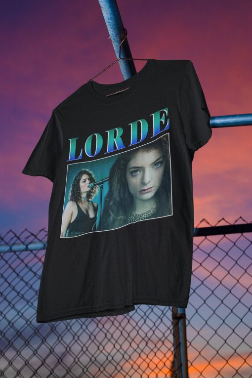 Lorde 90s Concert Royle Retro Portrait Unisex T-Shirt