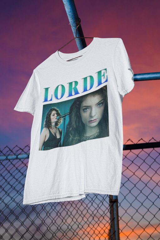 Lorde 90s Concert Royle Retro Portrait Unisex T-Shirt