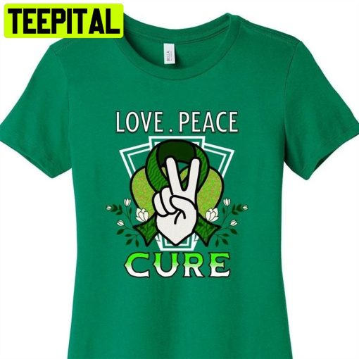 Love Peace Cure Kidney Disease Awareness Unisex T-Shirt