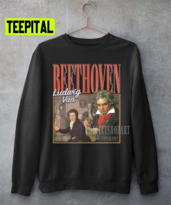 Ludwig Van Beethoven Retro Vintage Art Unisex Sweatshirt