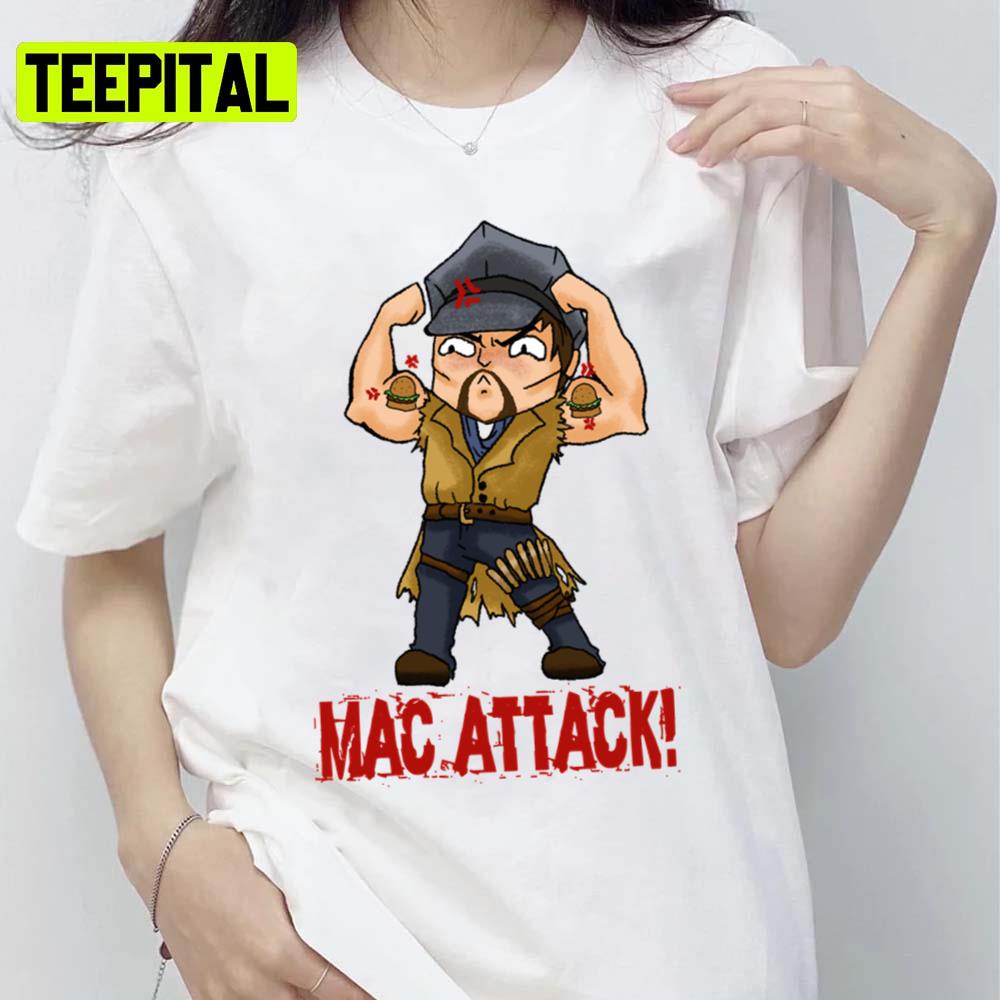 Mac Attack Rancid Band Design Unisex T-Shirt