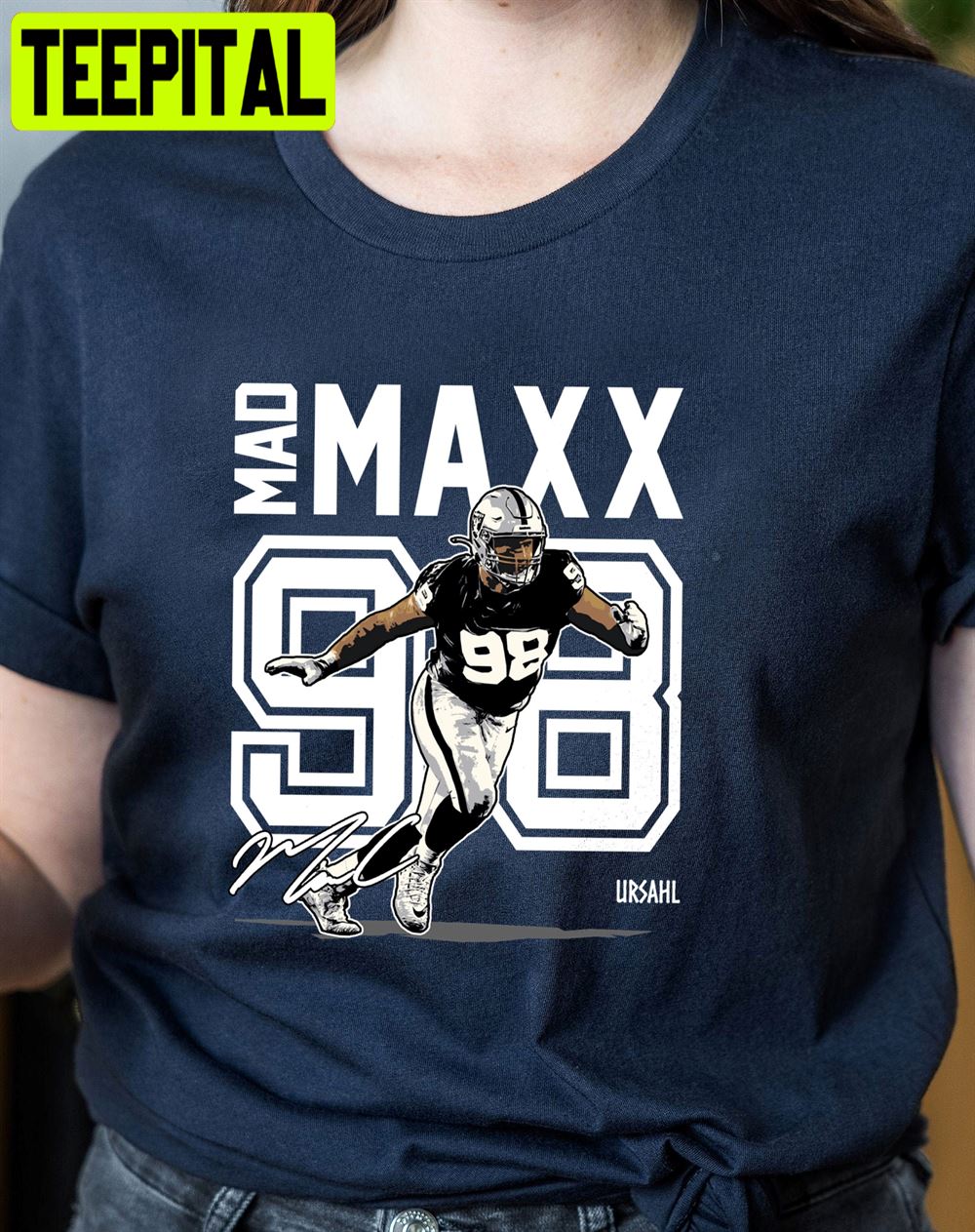 Mad Maxx 98 American Football Player Unisex T-Shirt