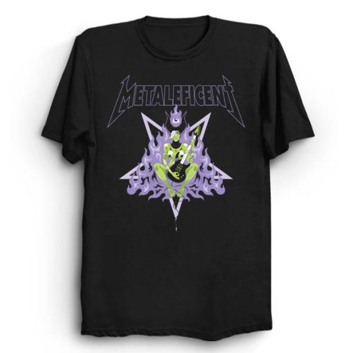 Maleficent Thrash Heavy Metal Goth Pentagram Unisex T-Shirt