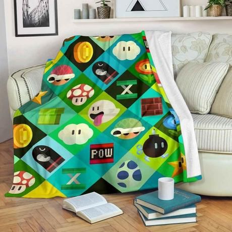 Mario discount fleece blanket