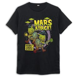 Mars Attacks Animated Design Unisex T-Shirt