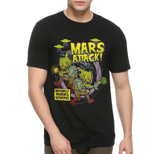 Mars Attacks Animated Design Unisex T-Shirt