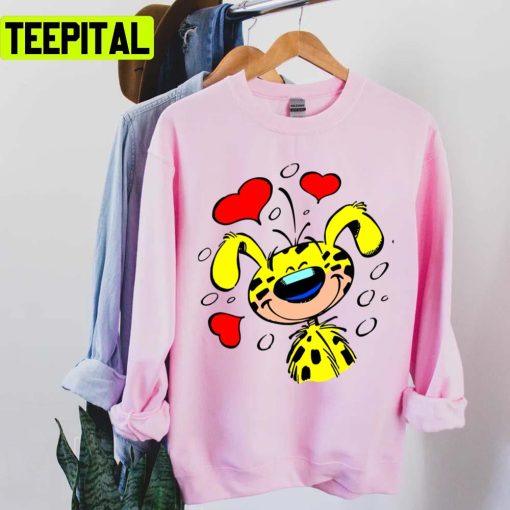 Marsupilami In Love Gaston Lagaffe Unisex T-Shirt