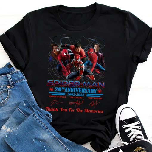 Marvel Spiderman Anniversary Graphic Unisex Adult Kid Spiderman Spiderman Thank You For Memories Unisex T-Shirt