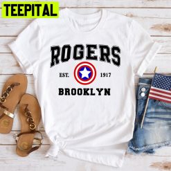 Marvel Superhero Rogers Brooklyn Est 1917 Unisex T-Shirt