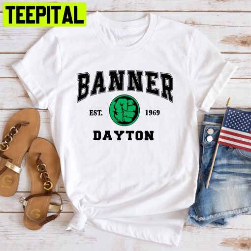 Marvel Superhero Team Banner Dayton Est 1969 Unisex T-Shirt