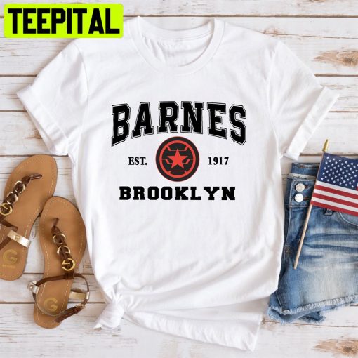 Marvel Superhero Team Barnes Brooklyn Est 1917 Unisex T-Shirt