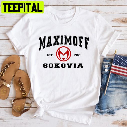 Marvel Superhero Team Maximoff Sokovia Est 1989 Unisex T-Shirt