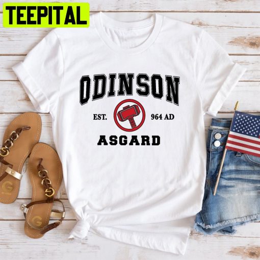 Marvel Superhero Team Odinson Asgard Est 964 Unisex T-Shirt