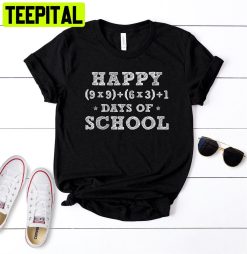 Math Teacher Math Formula 100 Days Of School Unisex T-Shirt