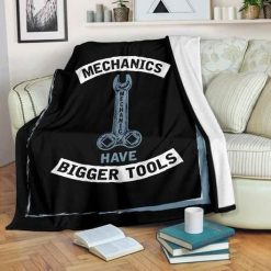 Mechanics Have Bigger Tools Bestseller Fleece Blanket Throw Blanket Gift