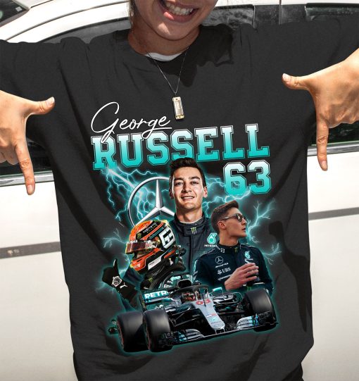 Mercedes Team Driver 63 Motorsport Nascar Racing Formula 1 F1 Rus 63 George Russell Shirt