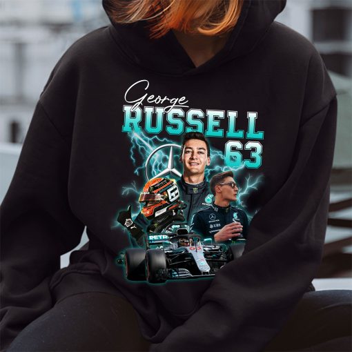 Mercedes Team Driver 63 Motorsport Nascar Racing Formula 1 F1 Rus 63 George Russell Shirt