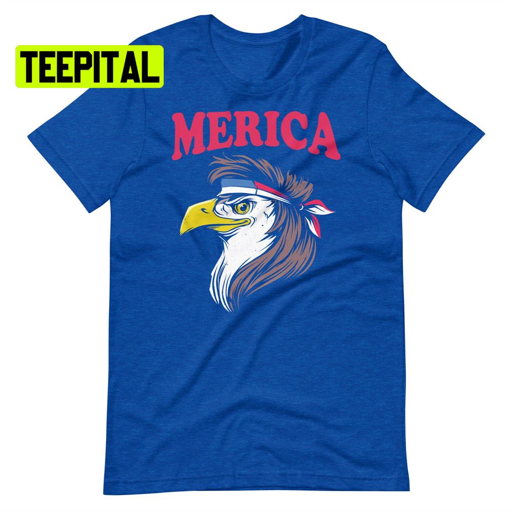 Merica Eagle Distressed Unsiex T-Shirt