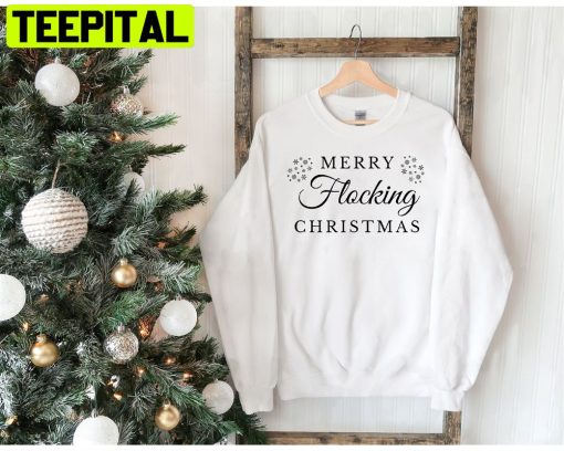 Merry Flocking Christmas Unisex Sweatshirt