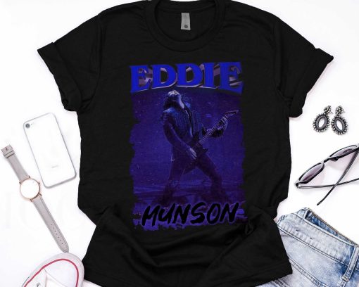 Metal Dude Eddie Stranger Things Steve Harrington Joseph Quinn Eddie Munson Unisex T-Shirt