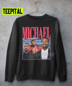 Michael B Jordan Retro Vintage Art Unisex Sweatshirt