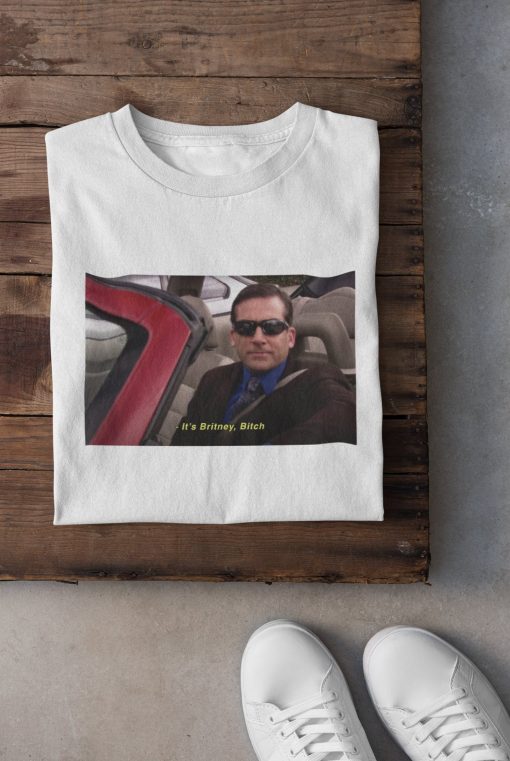 Michael Scott It’s Britney Bitch The Office Iconic Meme Aesthetic Funny Unisex T-Shirt