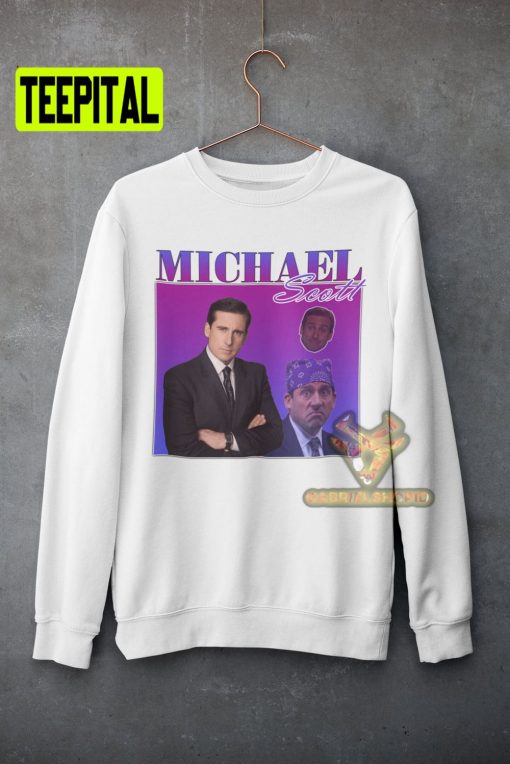 Michael Scott Us Office Tv Show Retro 90’s Vintage Retro Unisex Sweatshirt