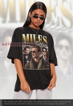 Miles Teller Fan Whiplasshh Retro 90s Top Gn Maverick Unisex T-Shirt