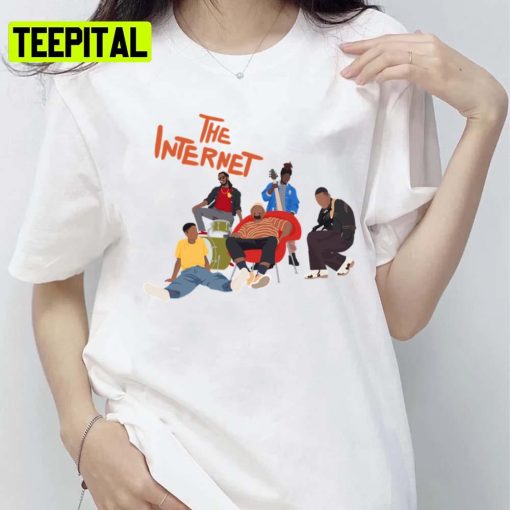 Minimal The Internet Band Design Unsex T-Shirt