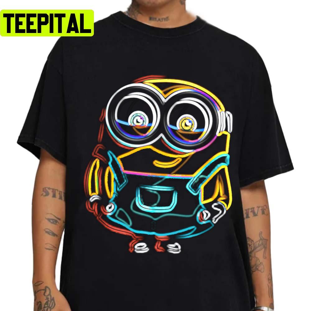 Minions Black Yellow Blue Cartoon Baseball Jersey Shirt