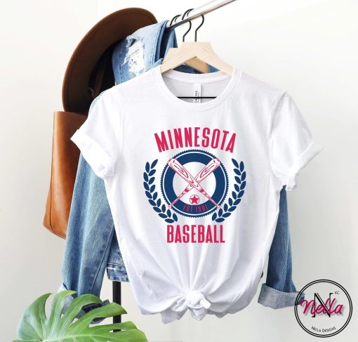 Minnesota Baseball Vintage Art Unisex T-Shirt