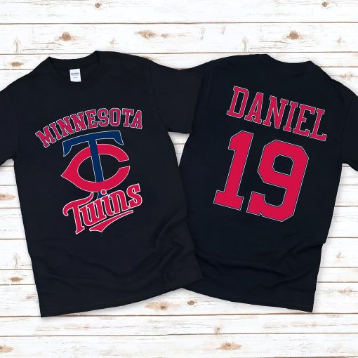 Minnesota Twins Baseball Mlb 2022 Customized Text Number Unisex T-Shirt