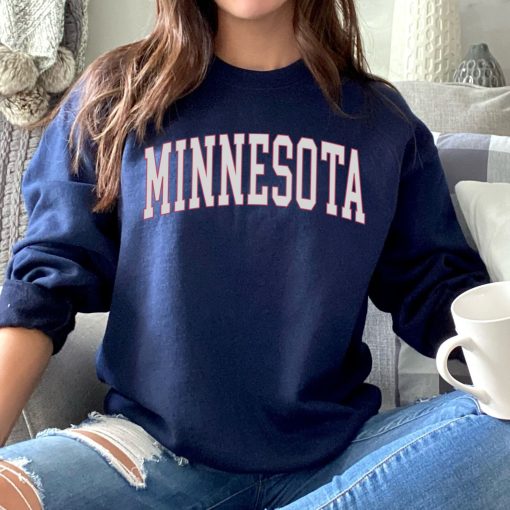 Minnesota Vintag Art Unisex Sweatshirt